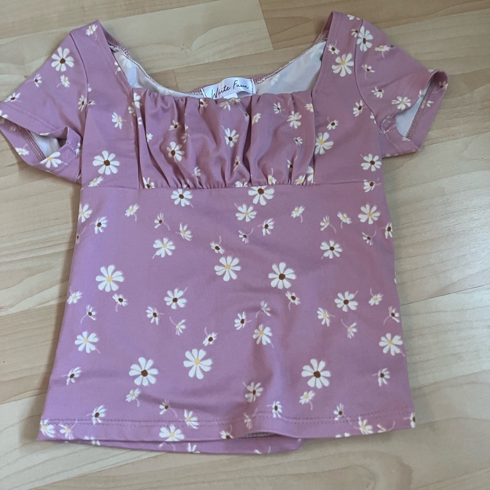 Beautiful soft square neck t shirt